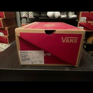 Vans Authentic Pro- (Checkerboard) Red/White